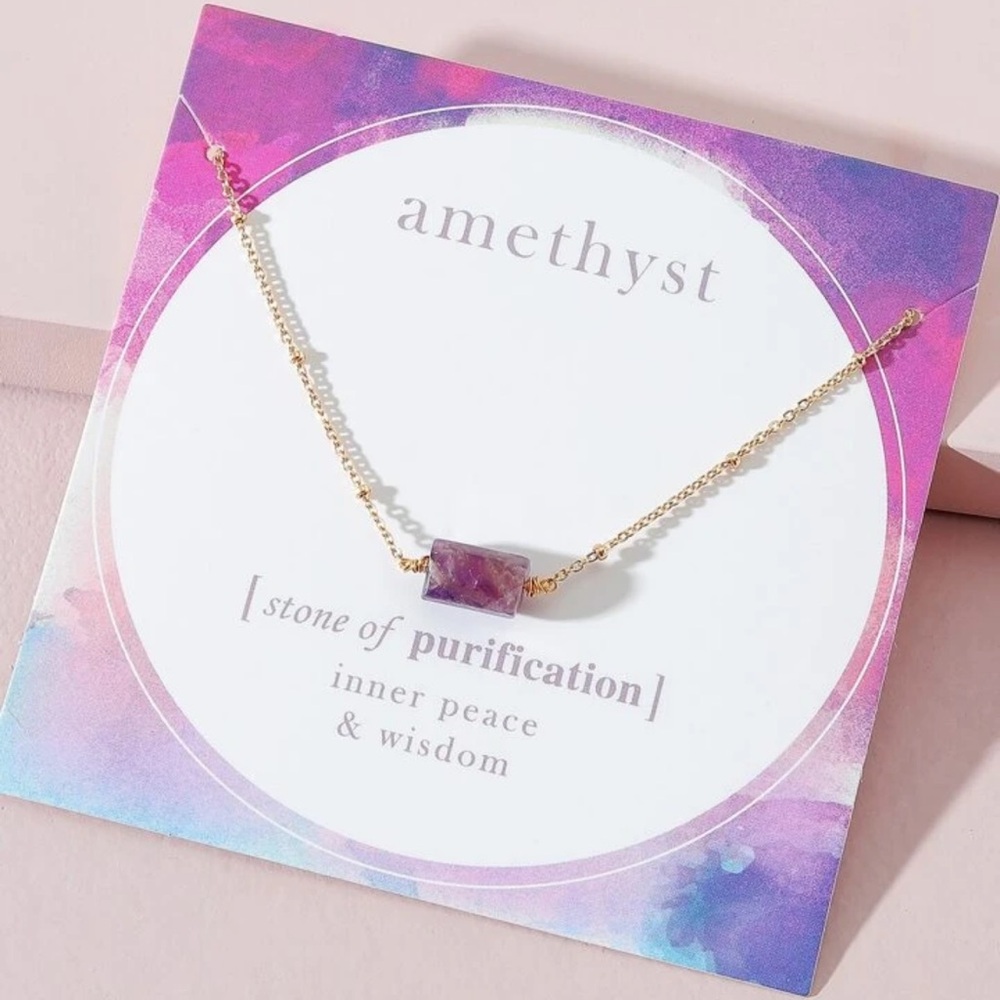 NWT Amethyst Necklace